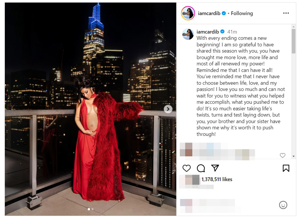 Cardi B pregnant with third child after she files for divorce from Offset and requests primary custody of children | The US Sun