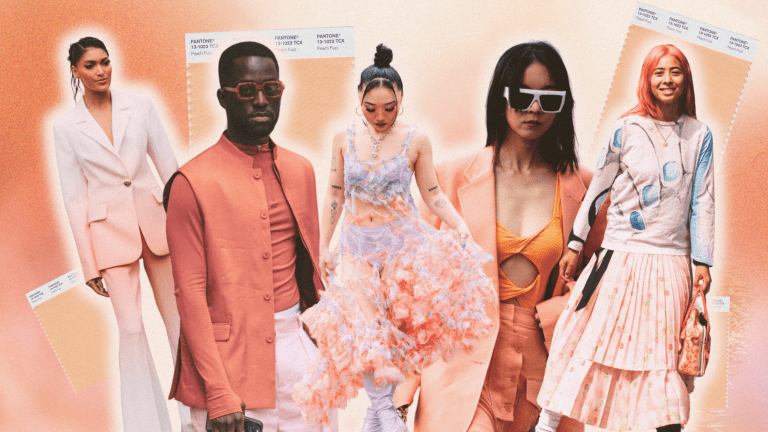 How to Wear 'Peach Fuzz', Pantone's 2024 Color of the Year - Fashionista